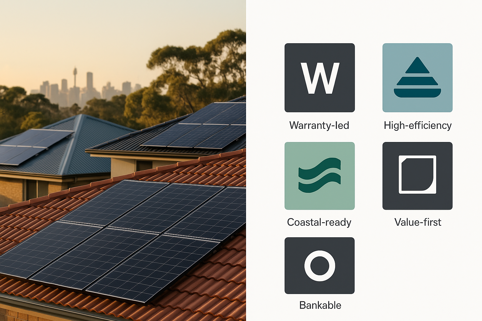 Trusted solar brands montage with Sydney rooftops Stack the federal battery discount with NSW VPP to cut upfront costs and earn ongoing credits